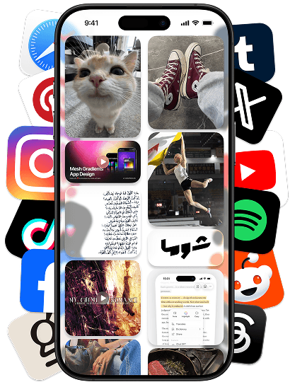 Musea app preview on iPhone